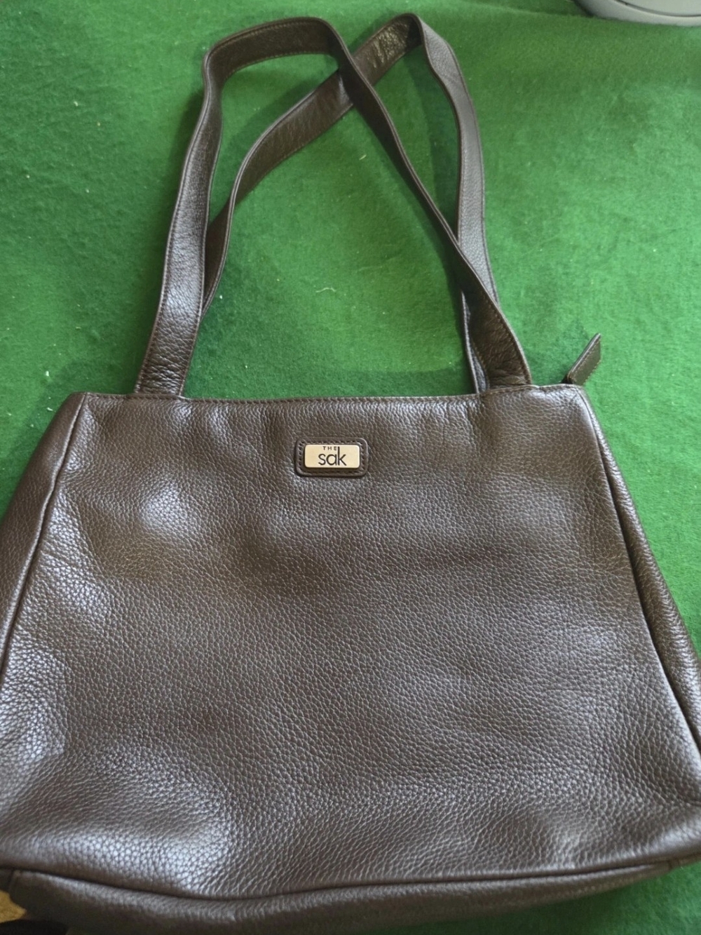 The Sak Chocolate Brown Leather Shoulder Bag
